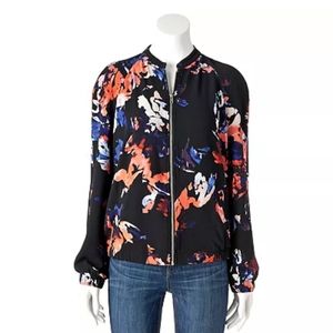 Abstract bomber jacket